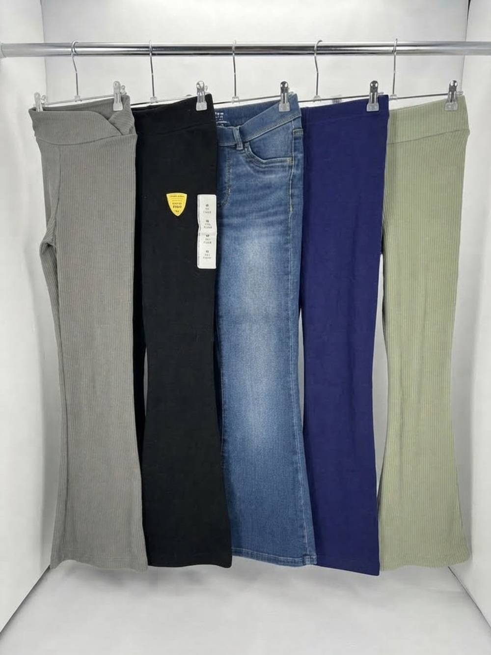 Girls Pants (lot of 5) Leggings Flare Size M 7-8 Cat & Jack Wonder Nation